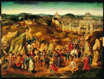 Cesta na Kalváriu - 1530, Zigmund Luxemburský (Jan van Eyck.)