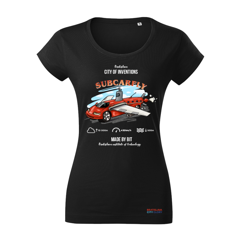 T-shirt SUBCARFLY - Color: White, Size: XS