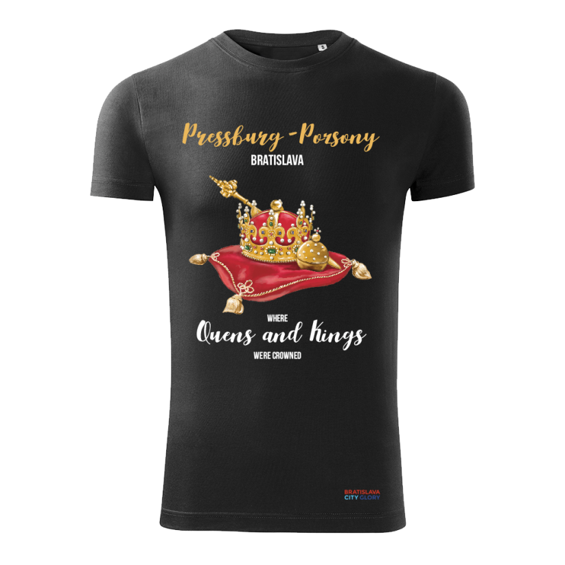 T-shirt Crown Jewels - Color: White, Size: L