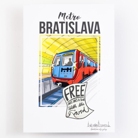 Grafika METRO Bratislava